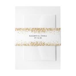 Glittery Monogram Bly Band Imitats Gold Glitzer