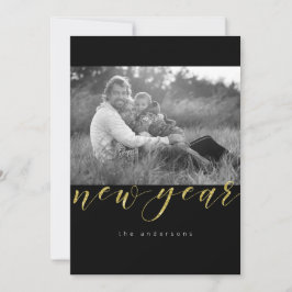 Glittery New Years Feiertagskarte