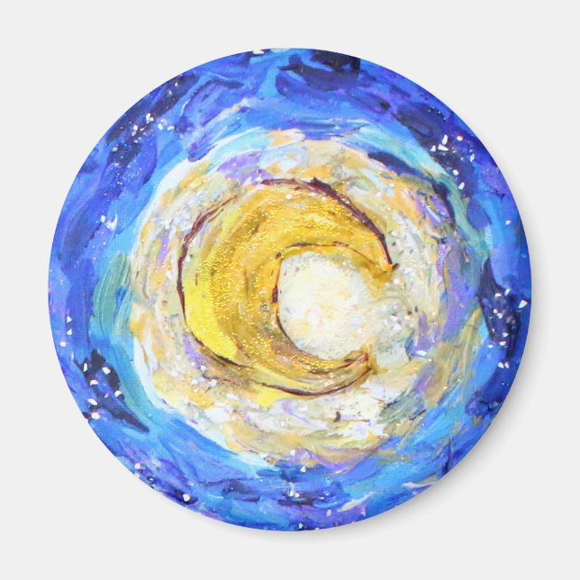 Glittery Night Magnet (Vorne)