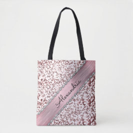 Glittery Pink Blush Personalisierter Marmor