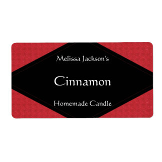 Glittery Red Soap oder Candle Label