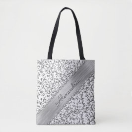 Glittery Silver Personalisiert Marmor