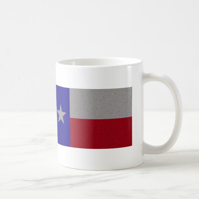 Glittery Texas Flag Tasse (Rechts)