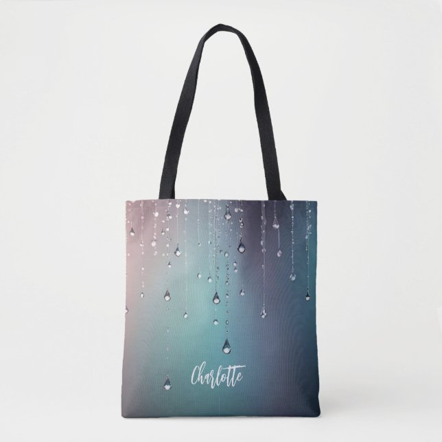 Glittery Tote Bag - glänzende Mode-Accessoire (Vorderseite)