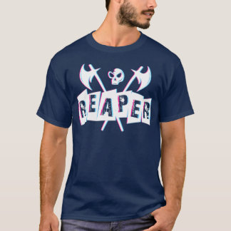 Glittischer Sensenmann mit Schädel Halloween Speci T-Shirt