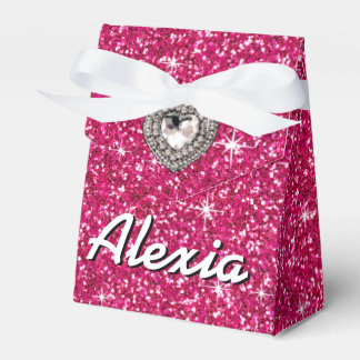 Glitz Bling Glitzer Sparkle | Fuchsia Geschenkschachtel