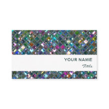 Glitz-Fliesen mehrfarbige 2 drucken weißen