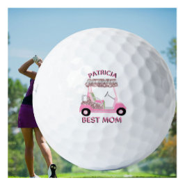 Glitz Fun Beste Mama Rose Goldene Diamantbahn Golfball