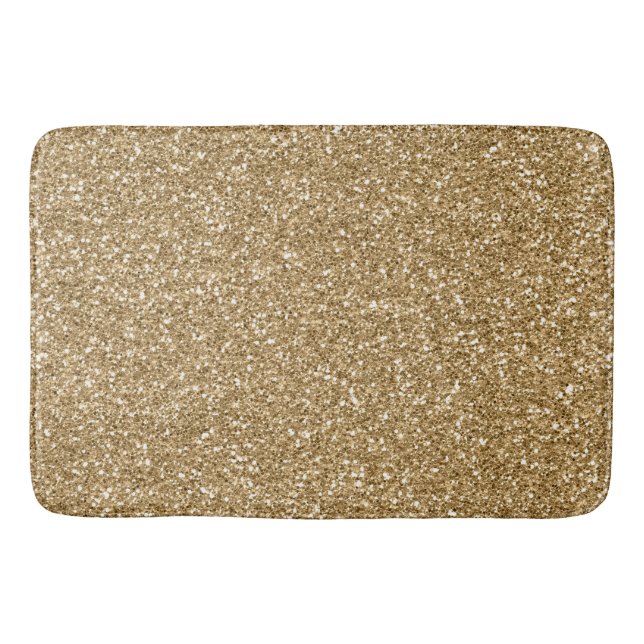 Glitz Glitzer Glam Sparkle Badematte (Vorderseite)