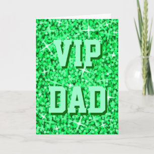 Glitz Green 'VIP VATER' 'Vatertag' Karte