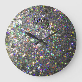Glitz Hologram Glitzer Wall Clock! Große Wanduhr