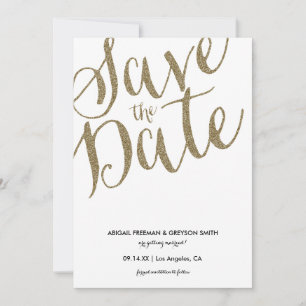 Glitz-Imitat-Glitzer-Save the Date Save The Date