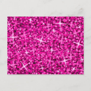 Glitz Pink Postkarte
