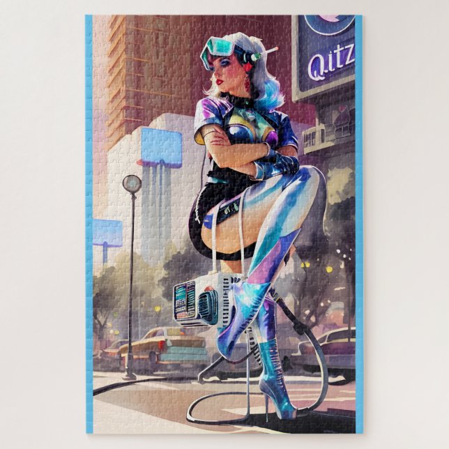 Glitz, Qitz und Glamour Ken Gage Art Puzzle (Vertikal)