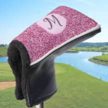 Glitz rosa Glam elegantes individuelles Monogramm