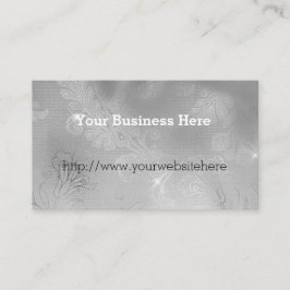 Glitz Silver Lace Visitenkarte