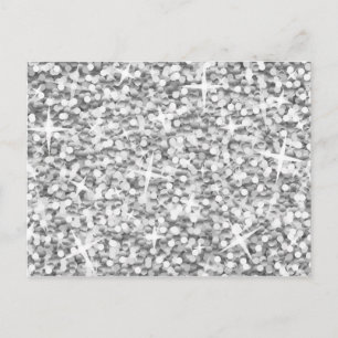 Glitz "Silver" Postkarte