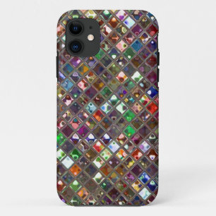 Glitz Tiles Multicolored Print iPhone Case