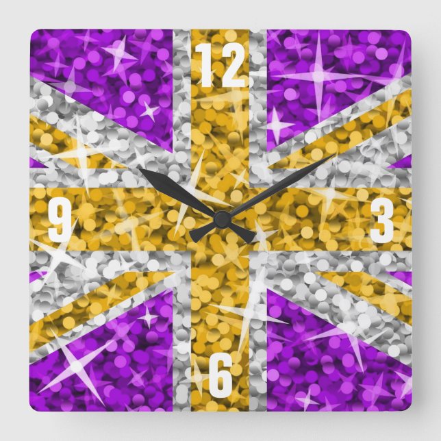 Glitz UK Gold ‘Numbers’ Uhr (Vorderseite)
