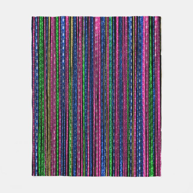 Glitz und Glam Fleecedecke (Vorderseite)