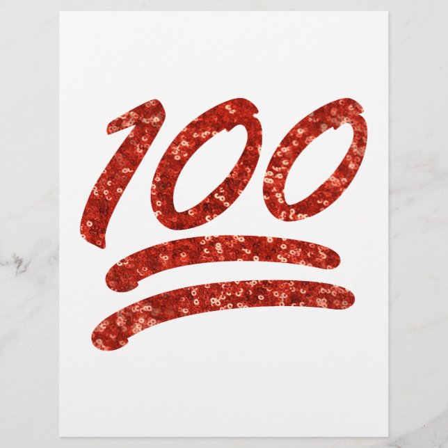 Glitzer 100 Emoji (Vorderseite)