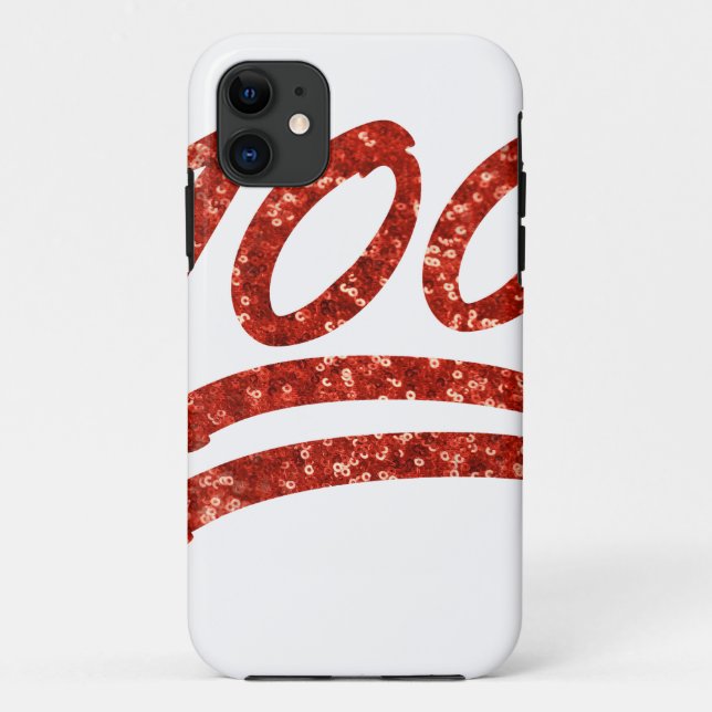 Glitzer 100 Emoji Case-Mate iPhone Hülle (Rückseite)