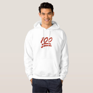Glitzer 100 Emoji mens hoodie Sweatshirt
