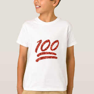 Glitzer 100 Emoji T-Shirt