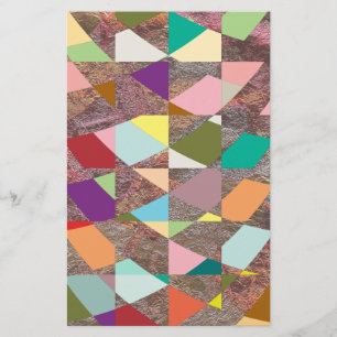 Glitzer abstrakt Colors Briefpapier