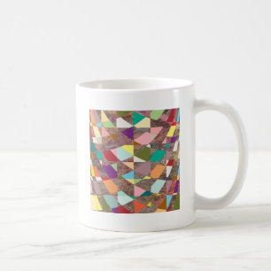 Glitzer abstrakt Colors Kaffeetasse