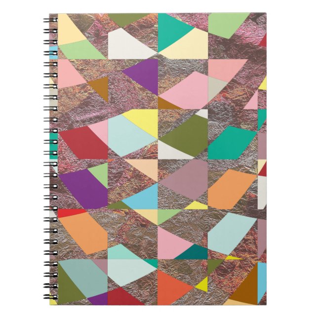 Glitzer abstrakt Colors Notizblock (Vorderseite)