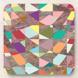 Glitzer abstrakt Colors Untersetzer