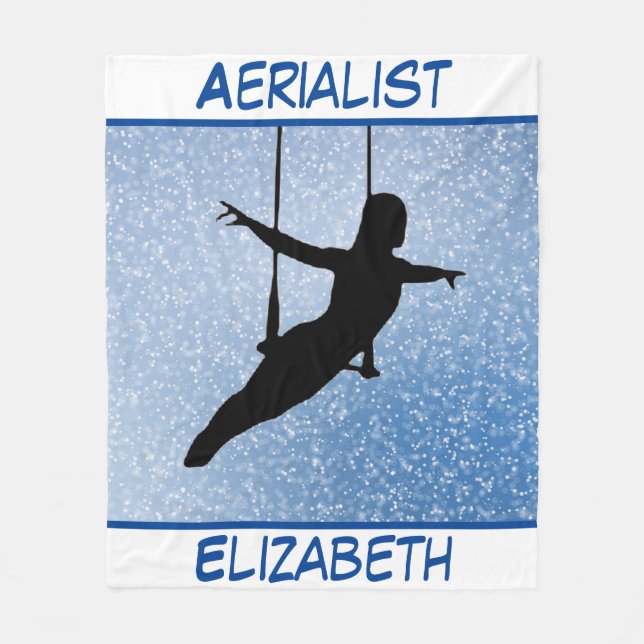 Glitzer Aerialist Fleecedecke (Vorderseite)