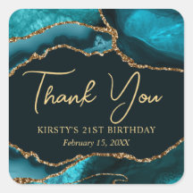 Glitzer Agate Birthday für aquamarine Imitate