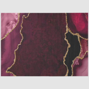 Glitzer Agate für Rot- und Gold-Imitate Seidenpapier