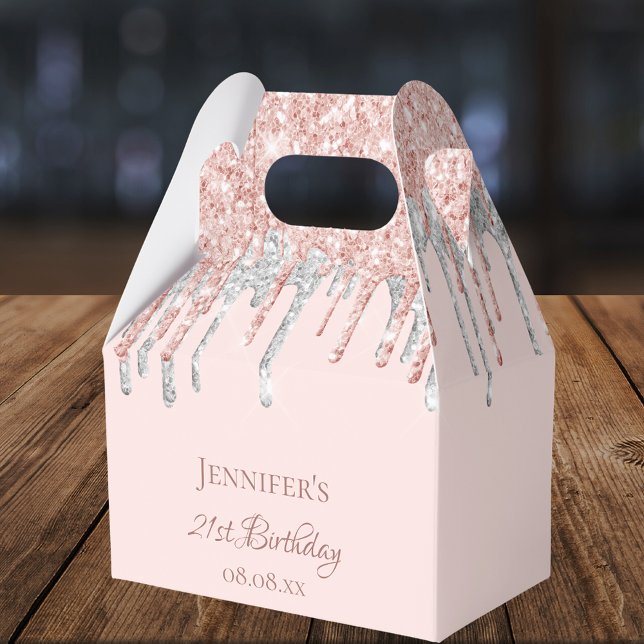 Glitzer am Geburtstag Geschenkschachtel (Von Creator hochgeladen)