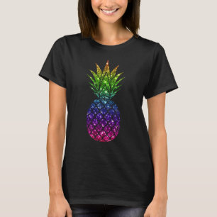 Glitzer Ananas T-Shirt