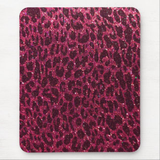 Glitzer Animal Print Chic Elegante Moderne Glitzer Mousepad