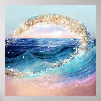 *~* Glitzer AP60 Küstenmeer Sandstrand-Wave