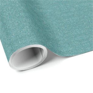 Glitzer aquamarin / Blau Imitate Geschenkpapier