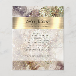 Glitzer Aquarell und Fohlen Flyer