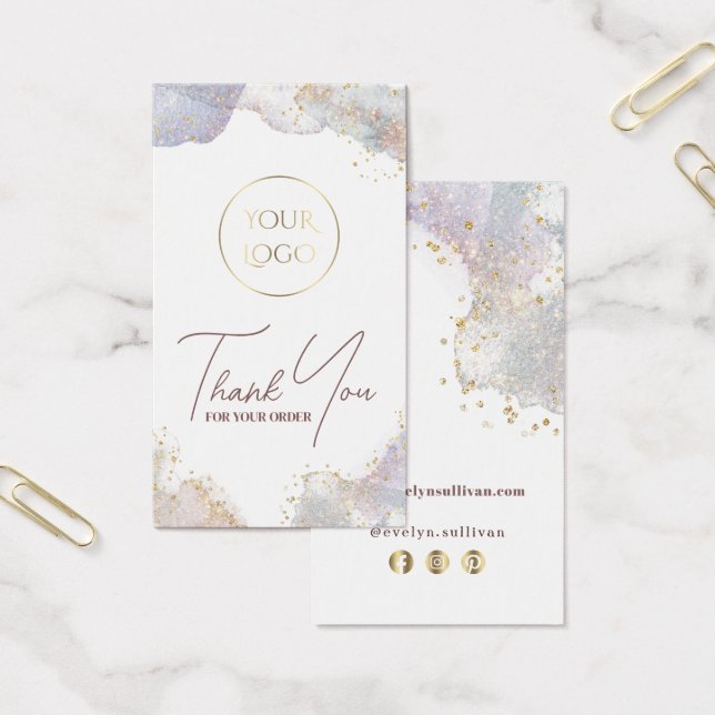 Glitzer Aquarellform Beilage (Büro)