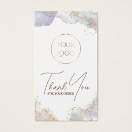 Glitzer Aquarellform Beilage