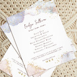 Glitzer Aquarellformen Flyer<br><div class="desc">eleganter Schönheitssalon Flyer</div>