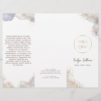 Glitzer Aquarellschrift