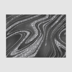 Glitzer auf schwarz schimmernd seidenpapier