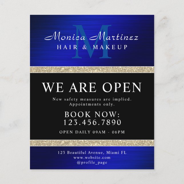 Glitzer aus Edelstahl Flyer (Hinten)