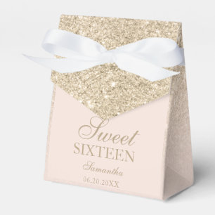 Glitzer aus leichtem Gold, rosa ombre Glitzern Swe Geschenkschachtel