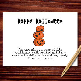 Glitzer-Bedeckte Kleinkinder und gratis Candy Hall Karte