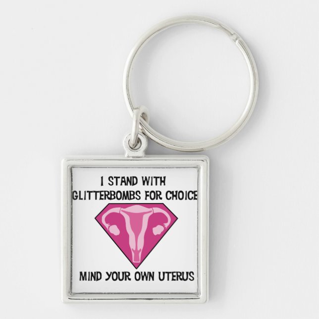 Glitzer-Bomben für auserlesenes Keychaim Schlüsselanhänger (Vorne)